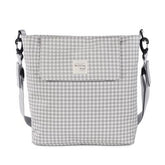 Bolsa Canastilla I Love Vichy Gris (Iv)